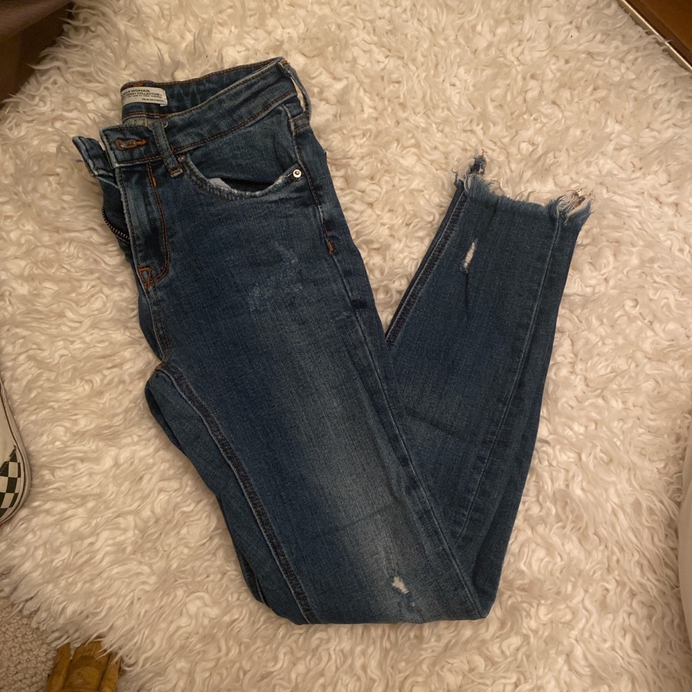 Zara ripped jeans